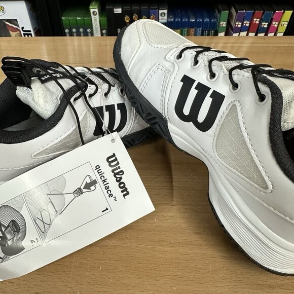 Wilson Rush Pro JR QL Junior Size 11K White/Ebony With Box WRS324960 - Picture 4 of 7